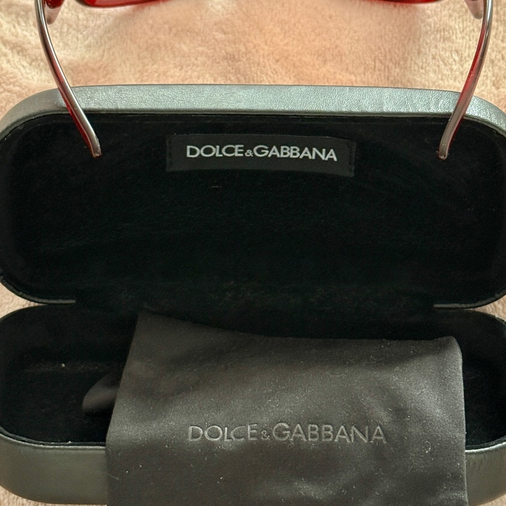 Dolce & Gabbana Ruby Red Embellished Sunglasses - Picture 3 of 10